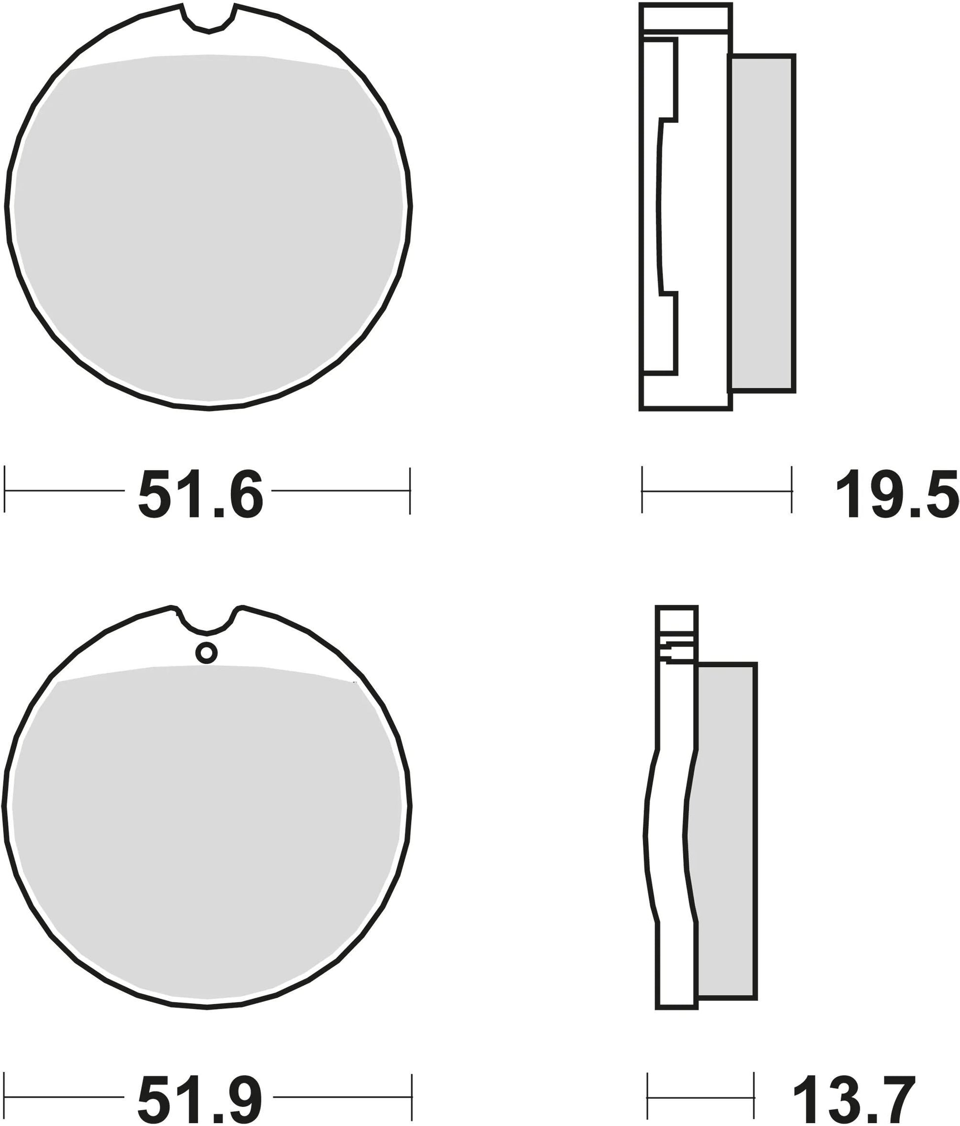 TRW Bremsbeläge MCB 35 Bremsbelag MCB 35 Bio-Standard