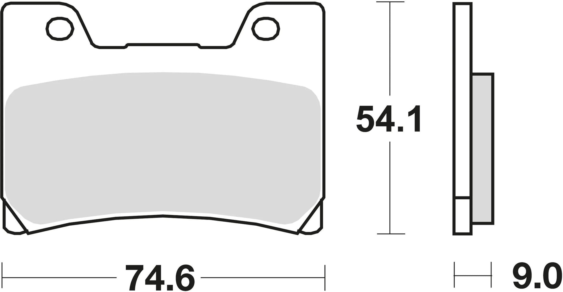 TRW Bremsblock MCB 622 SV Sintered Metall