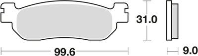 TRW BREAKPAD MCB 699 Bio -Standard
