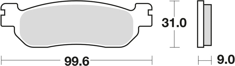 TRW BREAKPAD MCB 699 Bio -Standard