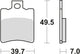 TRW BREAKPAD MCB 696 EC Bio