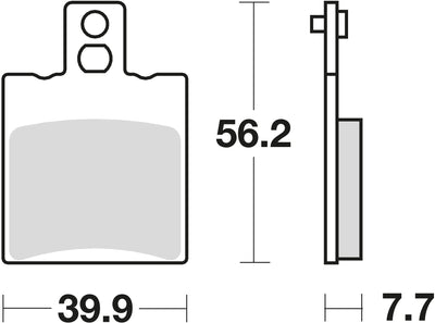 TRW -Bremsbelastung MCB 708 Bio -Standard