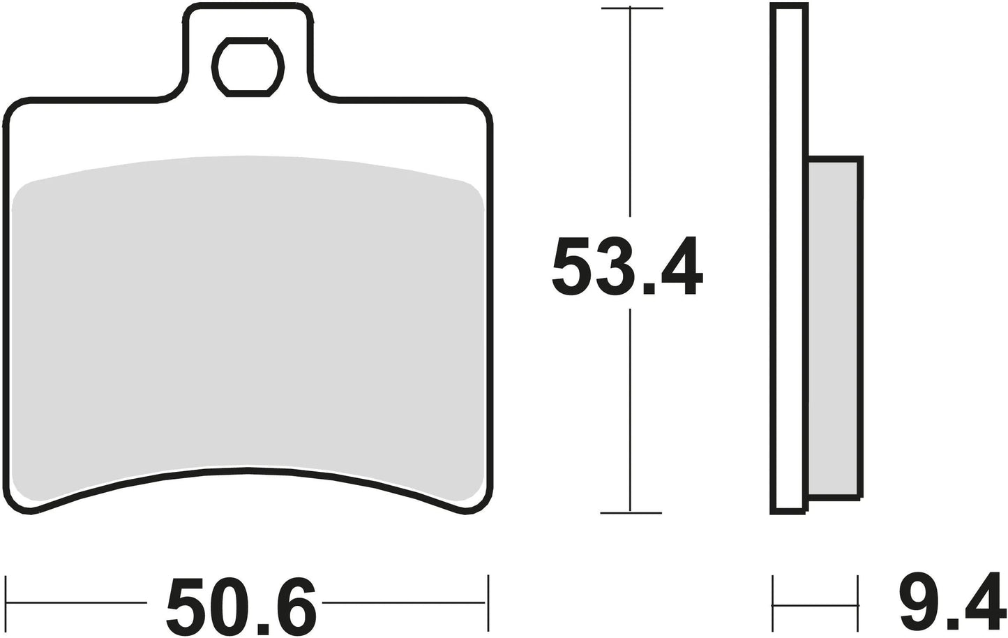 TRW -Bremsbelastung MCB 710 Bio -Standard