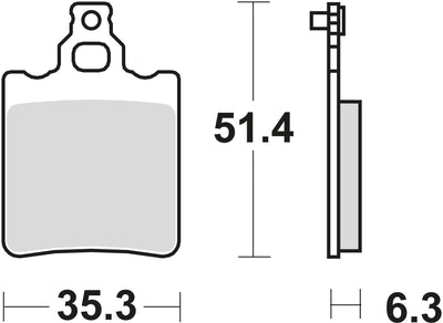 TRW -Bremsbelastung MCB 552 Bio -Standard