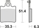 TRW -Bremsbelastung MCB 552 Bio -Standard