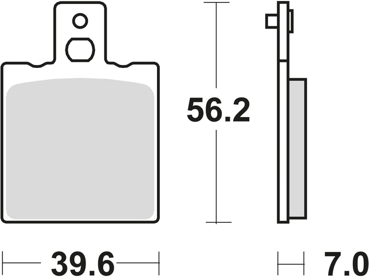TRW -Bremsbelastung MCB 75 Bio -Standard