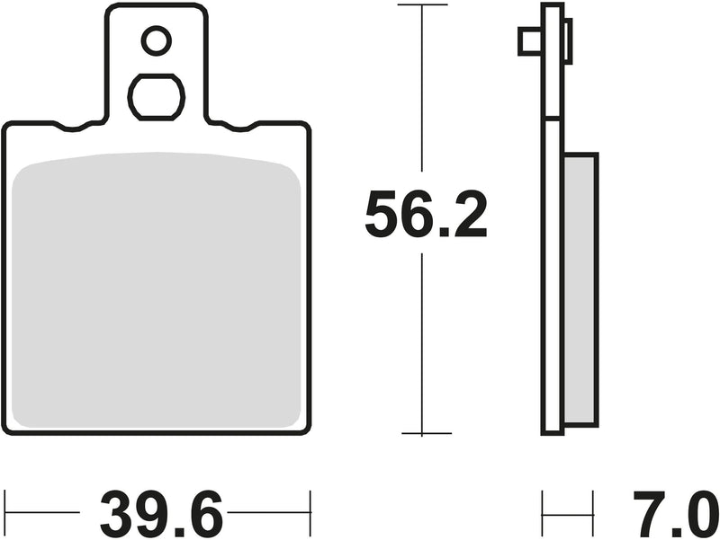 TRW -Bremsbelastung MCB 75 Bio -Standard