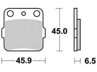TRW BREAKPAD MCB 554 SI Sintered Metall