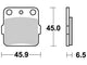 TRW BREAKPAD MCB 554 SI Sintered Metall