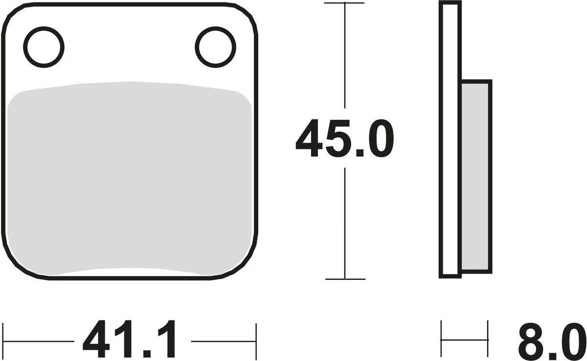 TRW -Bremsbelastung MCB 510 Bio -Standard