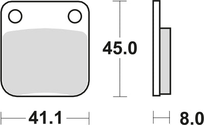 TRW -Bremsbelastung MCB 510 Bio -Standard