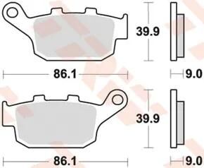 TRW Bremsbelastung MCB 841 Sintered Metall