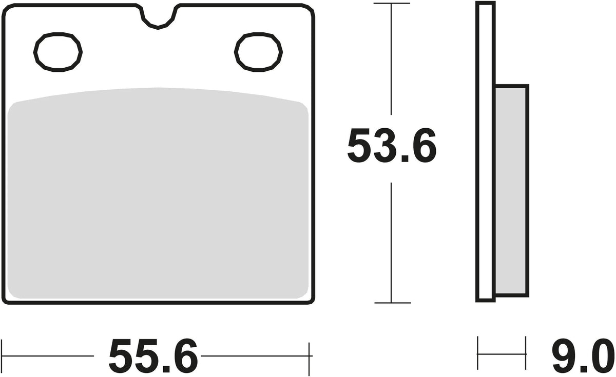 TRW -Bremsbeläge MCB 19 Bio -Standard