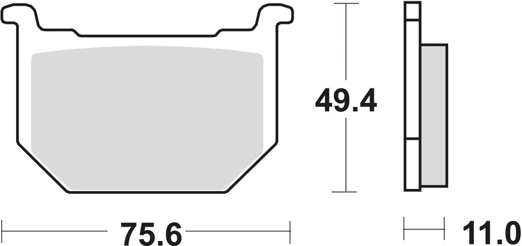 TRW BREAKPAD MCB 509 Bio -Standard