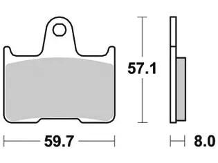 TRW BREAKPAD MCB 691 PC Bio -Perf.comfort