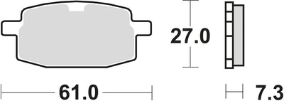TRW -Bremsbelastung MCB 590 Bio -Standard