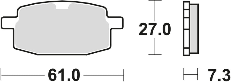TRW -Bremsbelastung MCB 590 Bio -Standard
