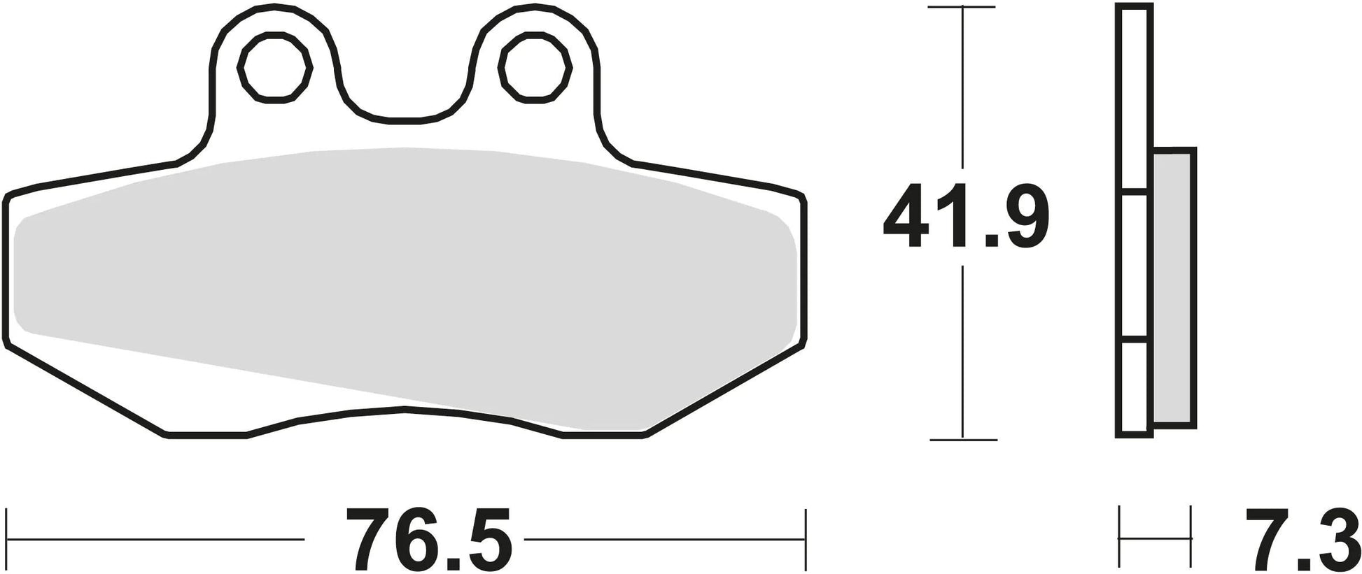 TRW BREAKPAD MCB 629 Bio -Standard