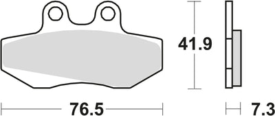 TRW BREAKPAD MCB 629 Bio -Standard