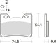 TRW -Bremsbeläge MCB 642 Bio -Standard