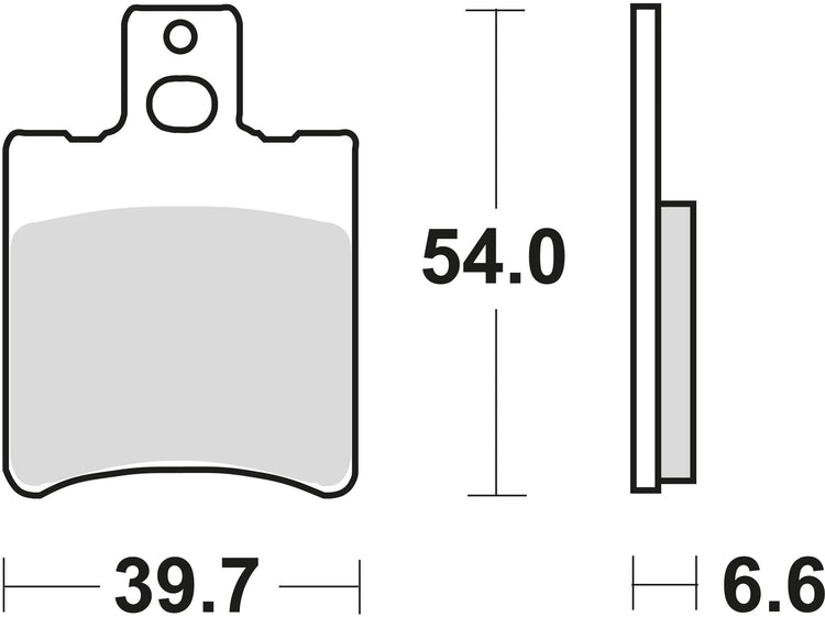 TRW BREAKPAD MCB 644 Bio -Standard