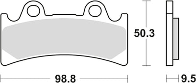 TRW Bremsblock MCB 656 SV Sintered Metall