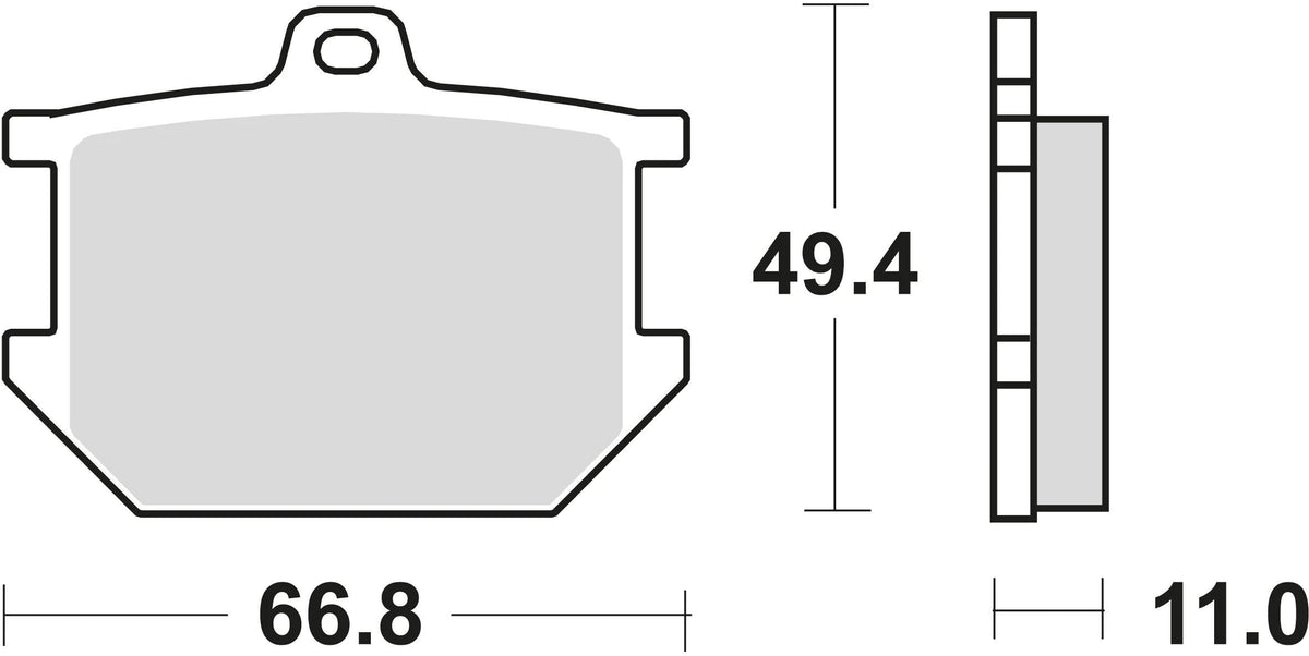 TRW BREAKPAD MCB 68 Bio -Standard