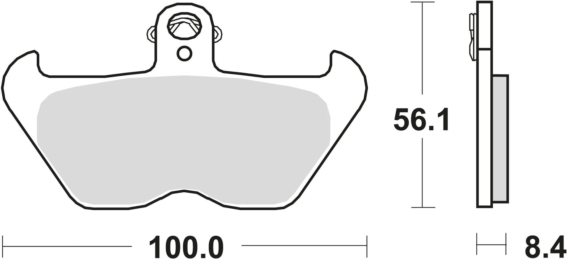 TRW BREAKPAD MCB 680 Bio -Standard