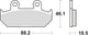 TRW -Bremsbeläge MCB 624 Bio -Standard