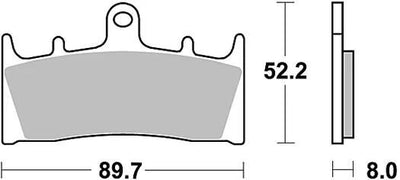 TRW BREAKPAD MCB 659 CRQ Hyper Carbon Racing
