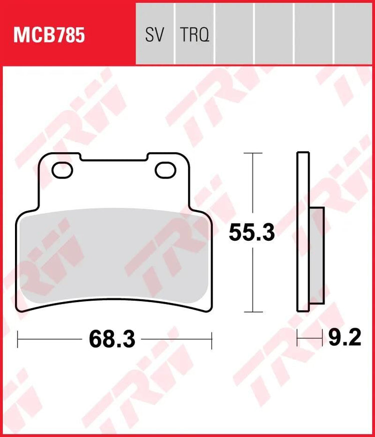 TRW Bremsblock MCB 785 SV Sintered Metall