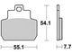 TRW -Bremsbeläge MCB 782 Bio -Standard