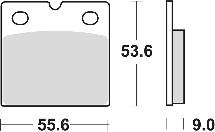 TRW BREAKPAD MCB 19 SV NETERTE METAL