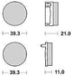 TRW -Bremsbeläge MCB 504 Bio -Standard