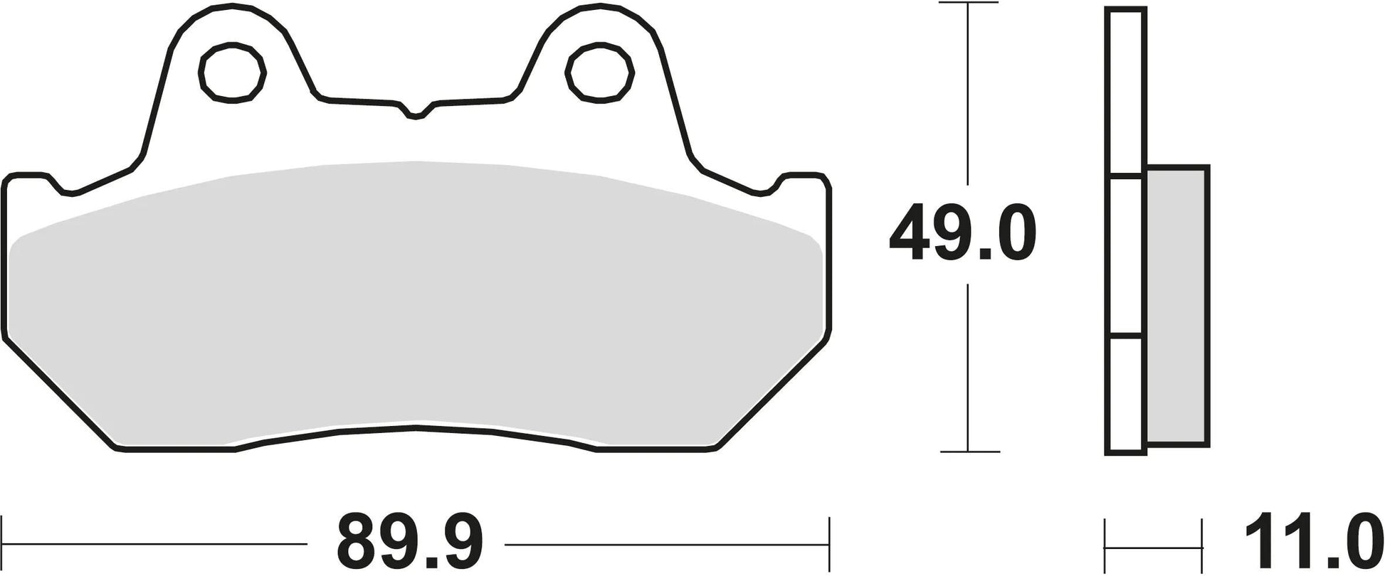 TRW Bremsblock MCB 512 SV Sintered Metall
