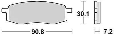 TRW BREAKPAD MCB 549 Bio -Standard