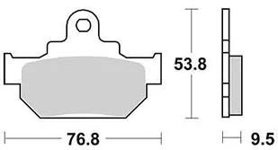 TRW Bremsbeläge MCB 551 Bremsbelag MCB 551 Bio-Standard