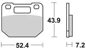 TRW -Bremsbelastung MCB 556 Bio -Standard