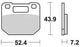 TRW -Bremsbelastung MCB 556 Bio -Standard