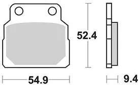 TRW -Bremsbeläge MCB 570 Bio -Standard