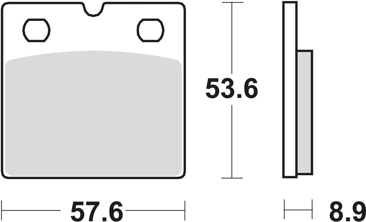 TRW Bremsbeläge MCB 617 Bremsbelag MCB 617 Bio-Standard