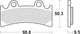 TRW BREAKPAD MCB 656 Bio -Standard