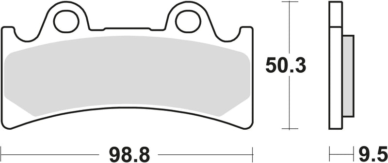 TRW BREAKPAD MCB 656 Bio -Standard