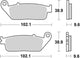 TRW Bremsblock MCB 677 SV Sintered Metall