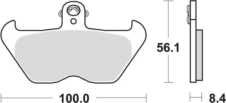 TRW Bremsblock MCB 680 SV Sintered Metall