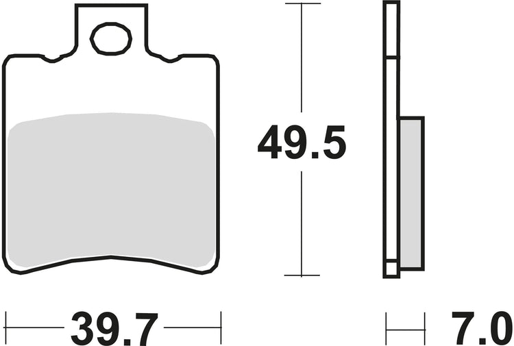TRW BREAKPAD MCB 696 Bio -Standard