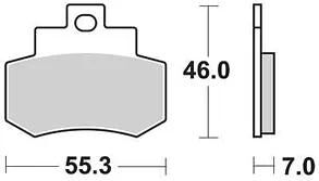 TRW -Bremsbelastung MCB 733 Bio -Standard