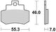 TRW -Bremsbelastung MCB 733 Bio -Standard