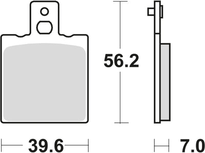 TRW BREAKPAD MCB 75 RQ Bio -Rennen