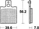 TRW BREAKPAD MCB 75 SI Sintered Metall